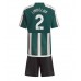 Manchester United Victor Lindelof #2 Dětské Oblečení Venkovní Dres 2023-24 Krátkým Rukávem (+ trenýrky)
